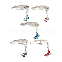 5Pcs Iron Snap Hair Clips&nbsp;PHAR-JH00143