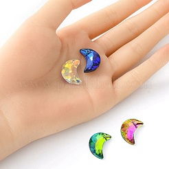 4Pcs 4 Colors Electroplated Glass Pendants&nbsp;EGLA-YW0001-58