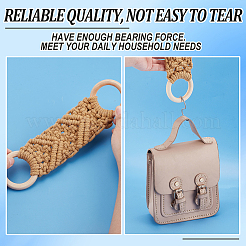 2Pcs 2 Colors Handmade Macrame Cotton Hanging Towel Holder&nbsp;HJEW-GO0001-14