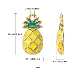 Alloy Enamel Pendants&nbsp;ENAM-YW0002-44