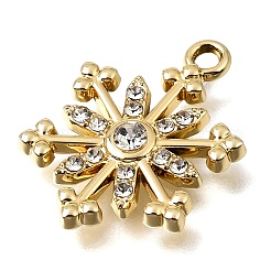 UV Plating Alloy Crystal Rhinestone Pendants&nbsp;RB-CBAD37D-19G