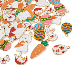 48Pcs 12 Style Alloy Enamel Pendants&nbsp;ENAM-TA0001-31