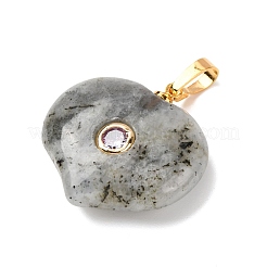Natural Labradorite Pendants&nbsp;G-B188-02G-09