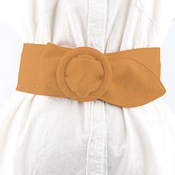 Faux Suede Waist Belt with Clasp for Shirt Dress Overcoat&nbsp;AJEW-WH20019-26A