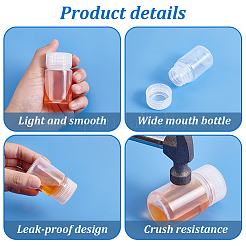 Plastic Wide Mouth Laboratory Reagent Bottles&nbsp;CON-WH0089-195A-01