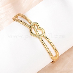 304 Stainless Steel Hinged Bangles for Women&nbsp;BJEW-F527-02G