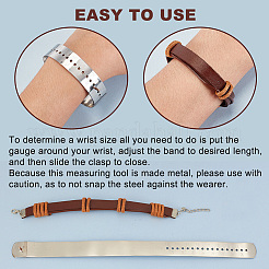 Carbon Steel Bangle Measure Tools&nbsp;AJEW-WH0479-33P