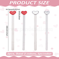 2Pcs 2 Colors 201 Stainless Steel Bookmarks&nbsp;AJEW-LP0004-86