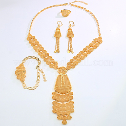 Women's Alloy Filigree Bracelets & Earrings & Necklaces & Rings Sets&nbsp;HQ9335