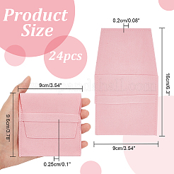 Velvet Jewelry Flap Pouches&nbsp;ABAG-WH0038-43G