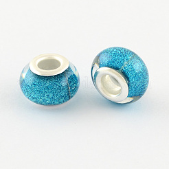 Large Hole Resin European Beads&nbsp;OPDL-R118-01B