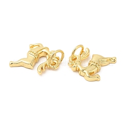 Christmas Rack Plating Brass Pendants&nbsp;KK-D037-02G