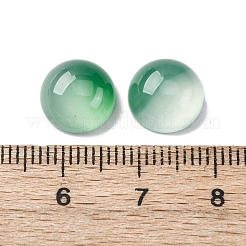 Natural Green Onyx Agate Cabochons&nbsp;G-K348-07A-01