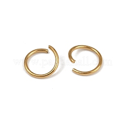 304 Stainless Steel Open Jump Rings&nbsp;STAS-Z137-01G-11