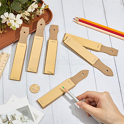6Pcs 2 Styles Sandpaper File with Wood Pencil Sandpaper Board&nbsp;TOOL-GF0003-58