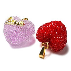 Druzy Resin Pendants&nbsp;RESI-G086-03G