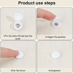 Plastic Furniture Fence Screw Hole Plug&nbsp;FIND-GF0006-50C