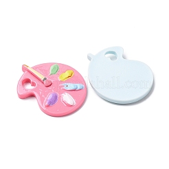 Opaque Resin Cabochons&nbsp;RESI-K049-02