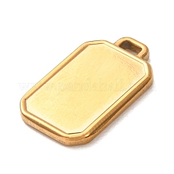 304 Stainless Steel Pendant Cabochon Settings&nbsp;STAS-Z204-04G-06