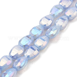Imitation Jade Glass Beads Strands&nbsp;GLAA-P058-06A