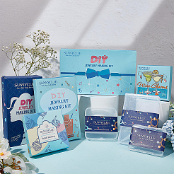 8 Pairs 4 Styles Brass Beaded Huggie Hoop Earrings for Women&nbsp;KK-SC0004-60