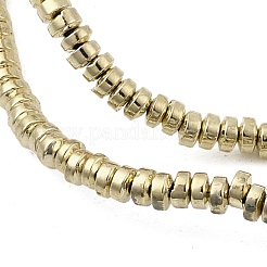 Electroplated Synthetic Non-magnetic Hematite Beads Strands&nbsp;G-H327-H01-01E
