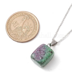12Pcs 12 Styles Nuggets Natural & Synthetic Mixed Stone Pendant Necklace Sets&nbsp;NJEW-JN04887