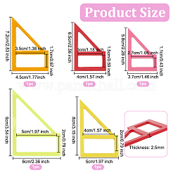 Acrylic Quilting Template for Pet Bandana&nbsp;DIY-WH0033-63A