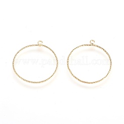Brass Pendants&nbsp;X-KK-T020-61G