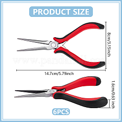 High-Carbon Steel Pointed-Nose Pliers&nbsp;AJEW-WH0816-496