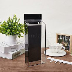 2 Bags Clear Acrylic Wall Mounted Booklet Storage Boxes with Flip Lid&nbsp;ODIS-WR0001-13