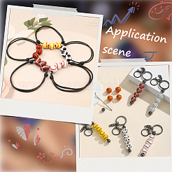 432Pcs 24 Colors Plating Acrylic Beads&nbsp;SACR-PA0001-29