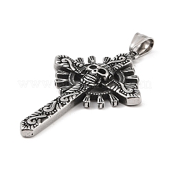304 Stainless Steel Big Pendants&nbsp;STAS-S122-08AS