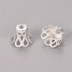 Plated Iron Bell Filigree Bead Caps&nbsp;IFIN-S696-46S-1