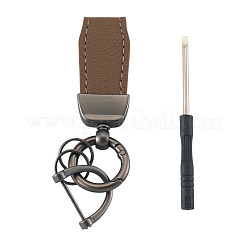 PU Leather Keychains&nbsp;KEYC-TADJ0009-03B-04