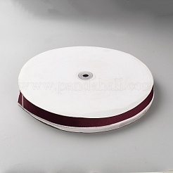 Polyester Double White Edged Ribbon&nbsp;OCOR-WH0078-343A