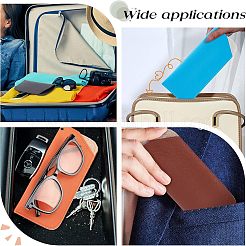 12Pcs 6 Colors PU Imitation Leather Slip-in Glasses Case&nbsp;AJEW-NB0003-69