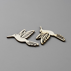 Wood Laser Cut Big Pendants&nbsp;WOOD-WH0131-16B