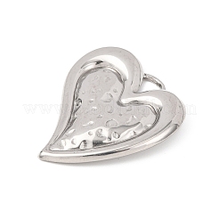 Hammered 304 Stainless Steel Pendants&nbsp;STAS-D129-06A-P