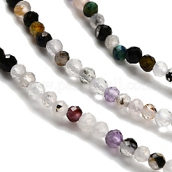 Natural & Synthetic Mixed Gemstone Beads Strands&nbsp;G-RM2025-A16-2mm-B