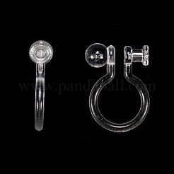 Plastic Clip-on Earring Findings&nbsp;LS-KY-P007-H01