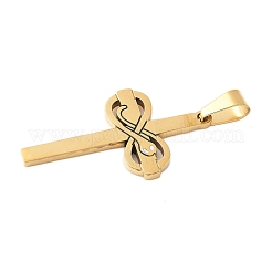 304 Stainless Steel Pendants&nbsp;STAS-R168-19G