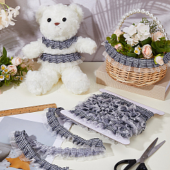 10 Yards Polyester Lace Ribbons&nbsp;SRIB-OC0001-13D