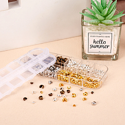 Brass Crimp Beads Covers&nbsp;KK-TA0007-01
