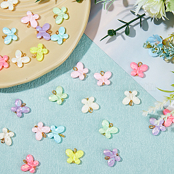 200Pcs Opaque Acrylic Pendants&nbsp;FIND-DC0001-74