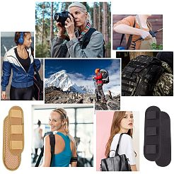 2Pcs 2 Colors Canvas Tactical Vest Shoulder Strap Pads&nbsp;AJEW-OC0003-41