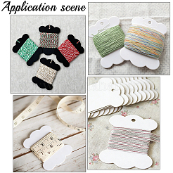 80Pcs 2 Colors Bone Shape Paper Thread Winding Boards&nbsp;SENE-SC0001-06