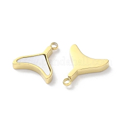 Ion Plating(IP) 304 Stainless Steel Charms&nbsp;STAS-Z099-02G-02