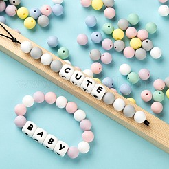 7 Colors Food Grade Eco-Friendly Silicone Beads&nbsp;SIL-LS0001-02B