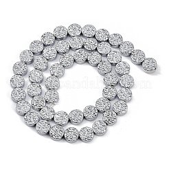 Electroplated Synthetic Non-magnetic Hematite Beads Strands&nbsp;G-H072-F01-01B